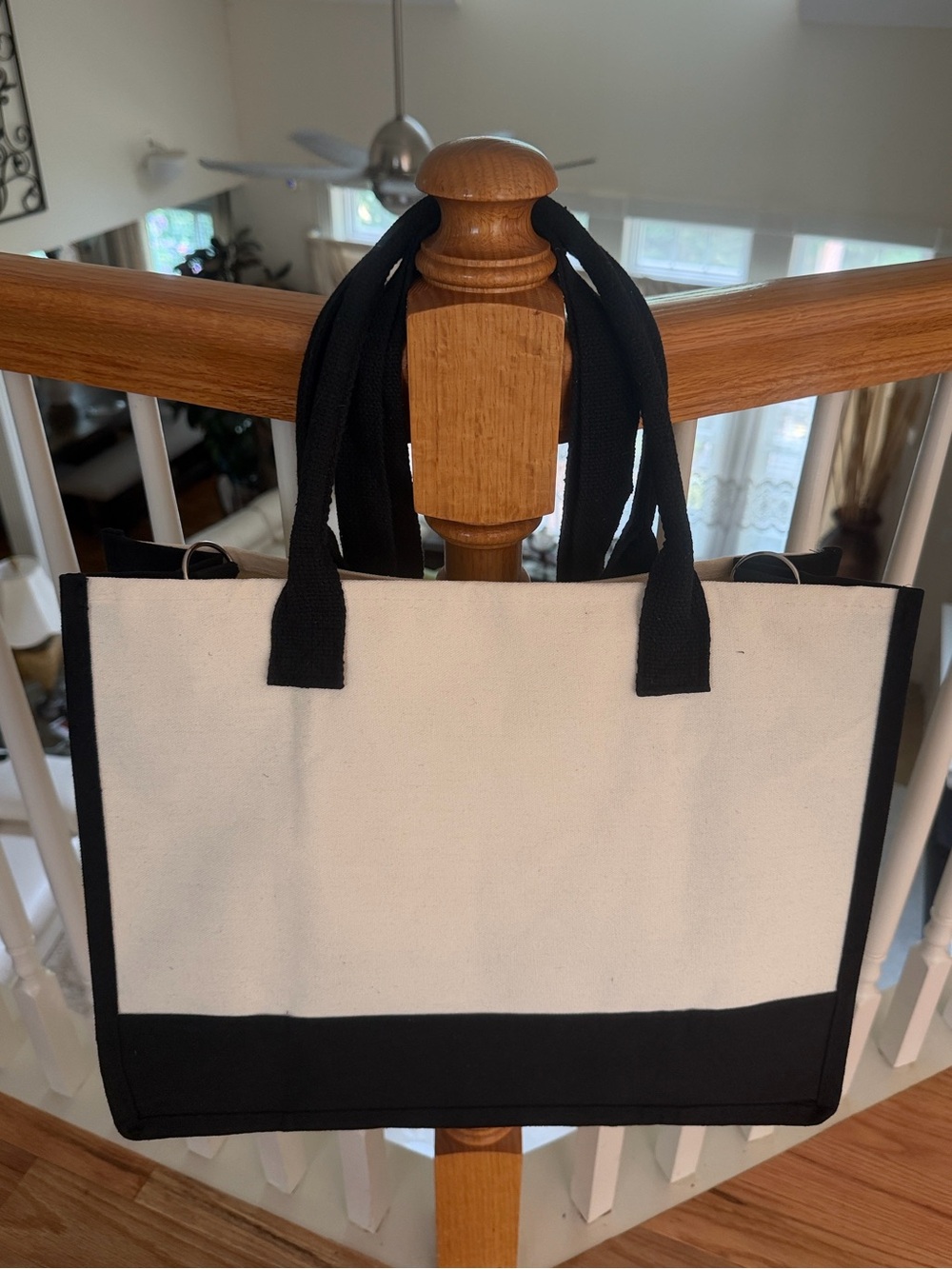 BOSS LADY Canvas Large Tote Bag Office Wear Workwear Career Business Casual - Picture 13 of 16